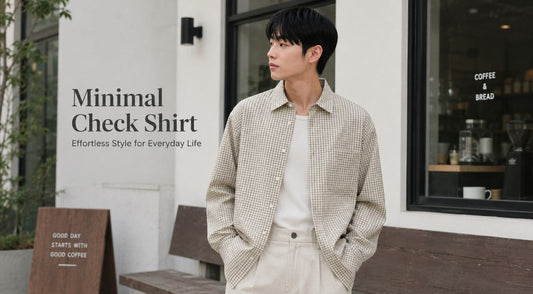 Minimal Check Shirt Style for Everyday City Wear