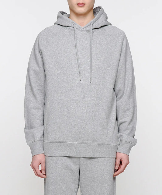Hooded sweatshirt [Melange Gray]